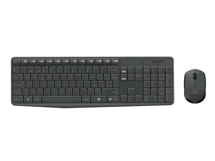 Teclado+Mouse Logitech Wir MK235 Grey 920-007901