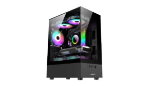 GABINETE SENTEY H10 BLACK VIDRIO TEMPLADO S/N COOLERS.