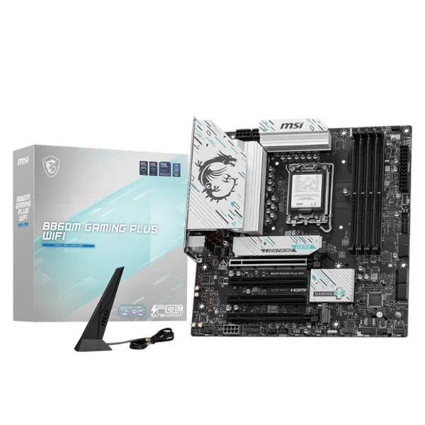 MOTHER MSI B860M GAMING PLUS WIFI DDR5 1851 (SERIE ULTRA) (6558)