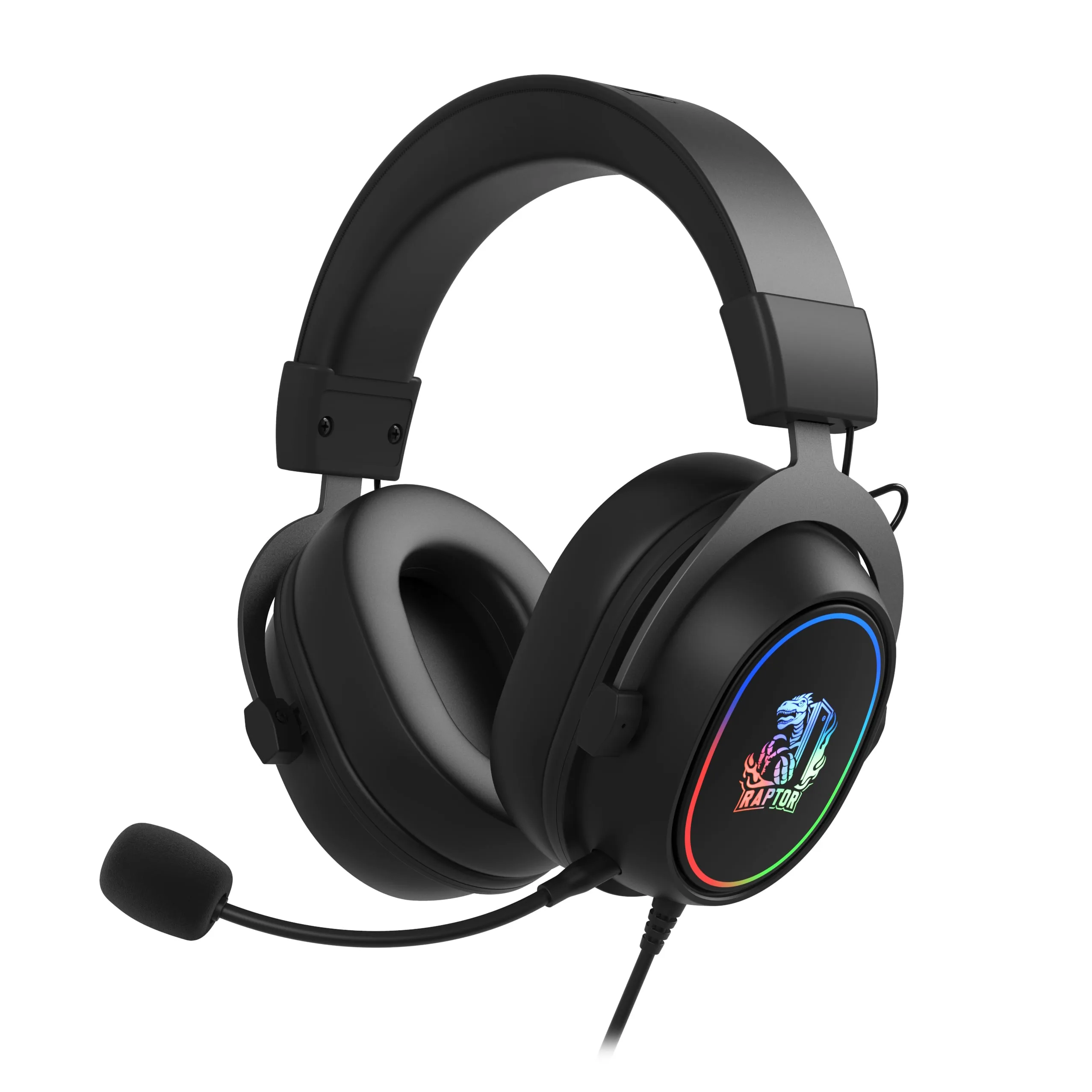 AURICULAR GAMER RAPTOR INFERNO PRO RGB 7.1 USB NEGRO (7169)
