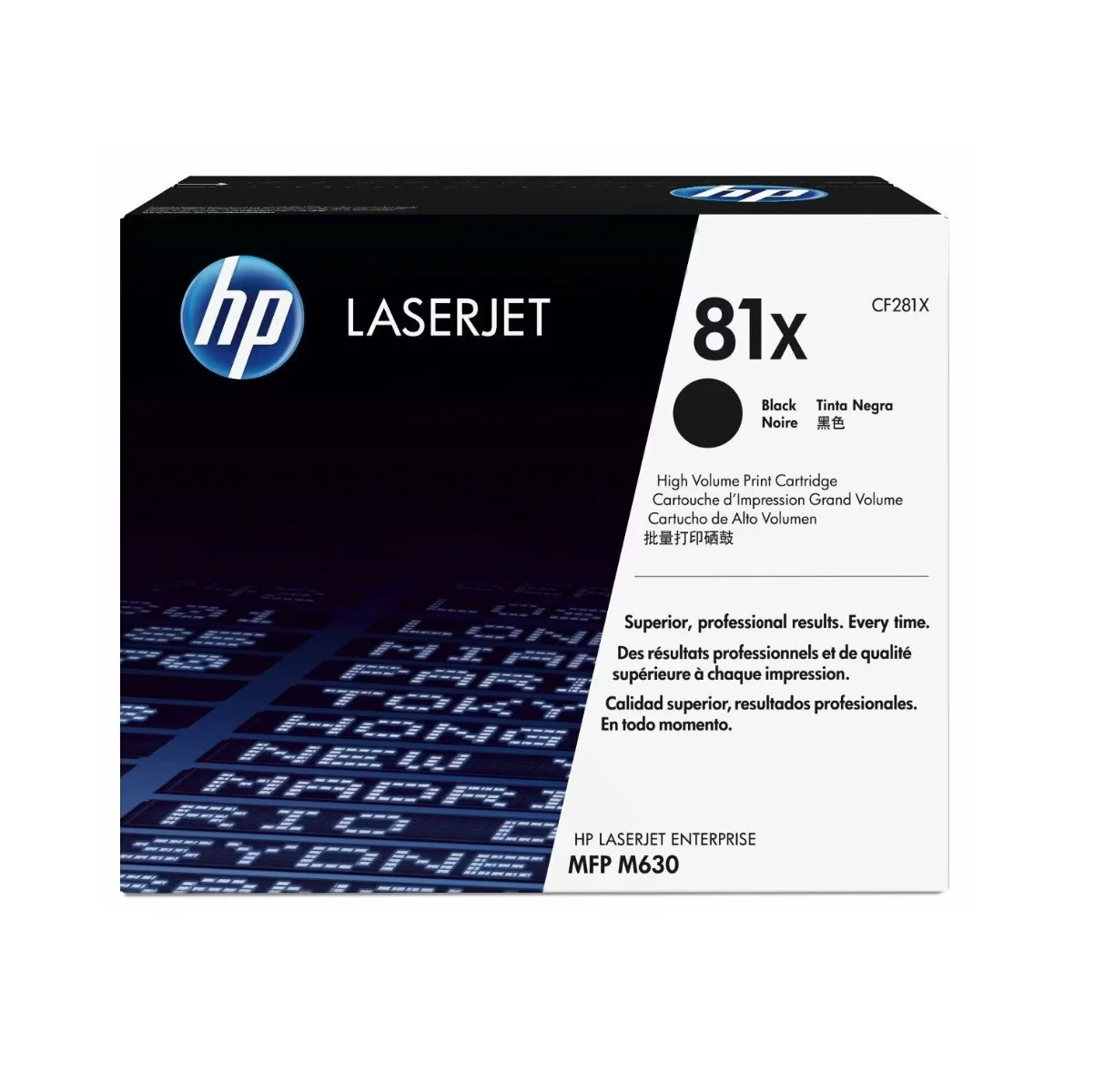 HP 81X BLACK LASERJET TONER CARTRIDGE CF281X (7900)