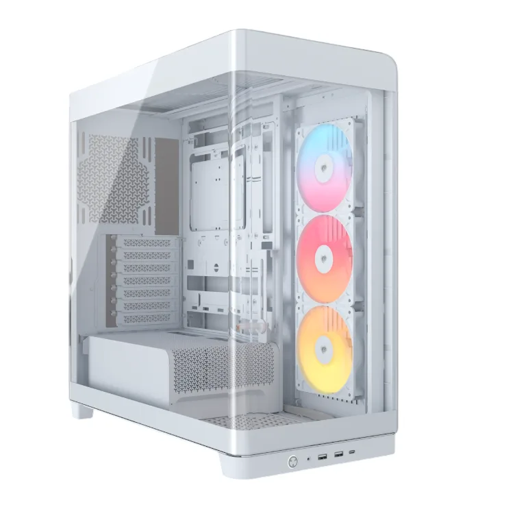 GABINETE CORSAIR FRAME 4500X RS-R ARGB MID-TOWER TG WHITE (2787)
