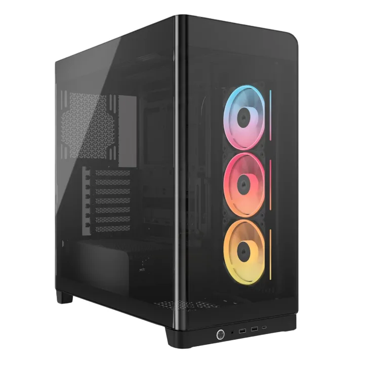 GABINETE CORSAIR FRAME 4500X LX-R RGB MID-TOWER TG BLACK (2794)