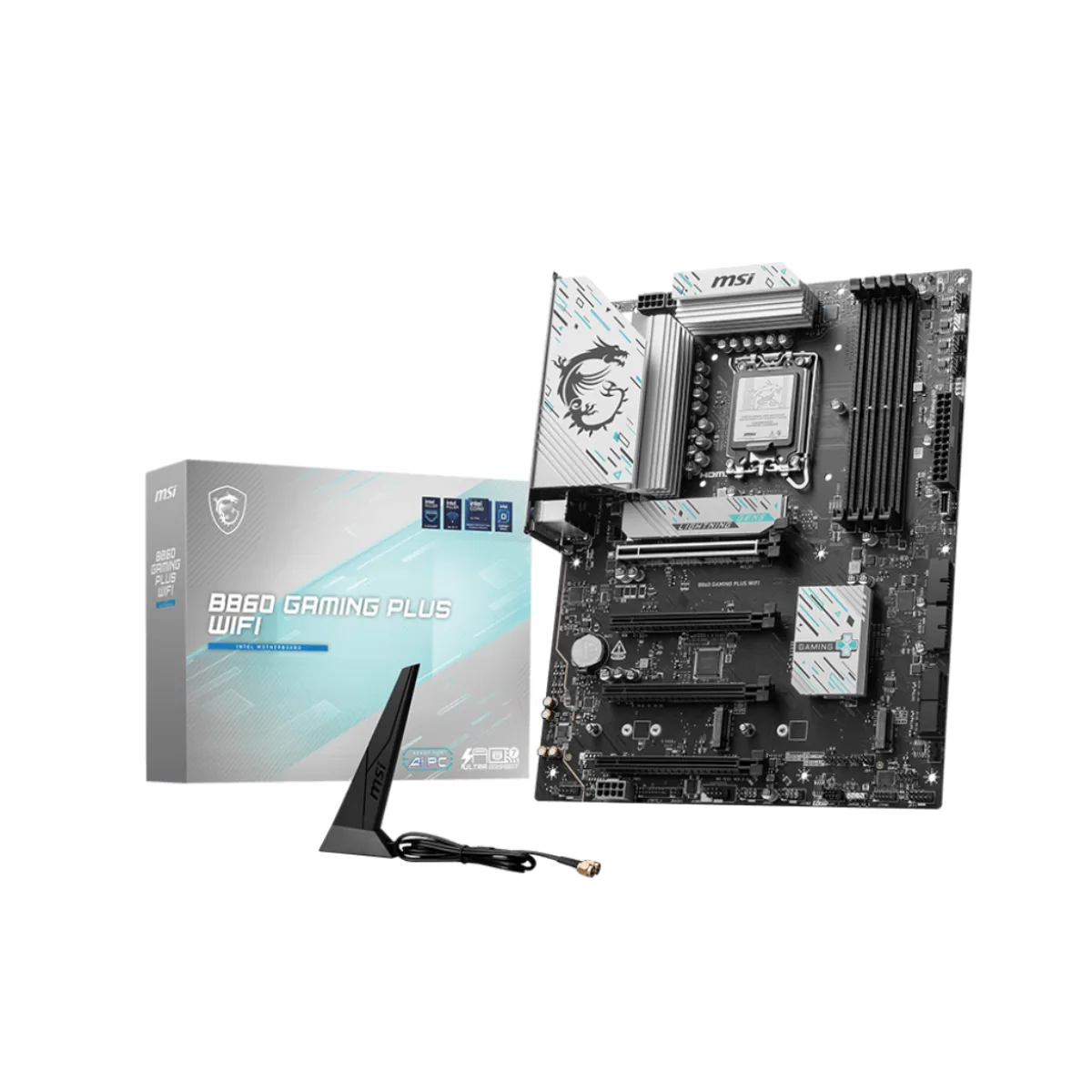 MOTHER MSI B860 GAMING PLUS WIFI DDR5 1851 (SERIE ULTRA) (9764)