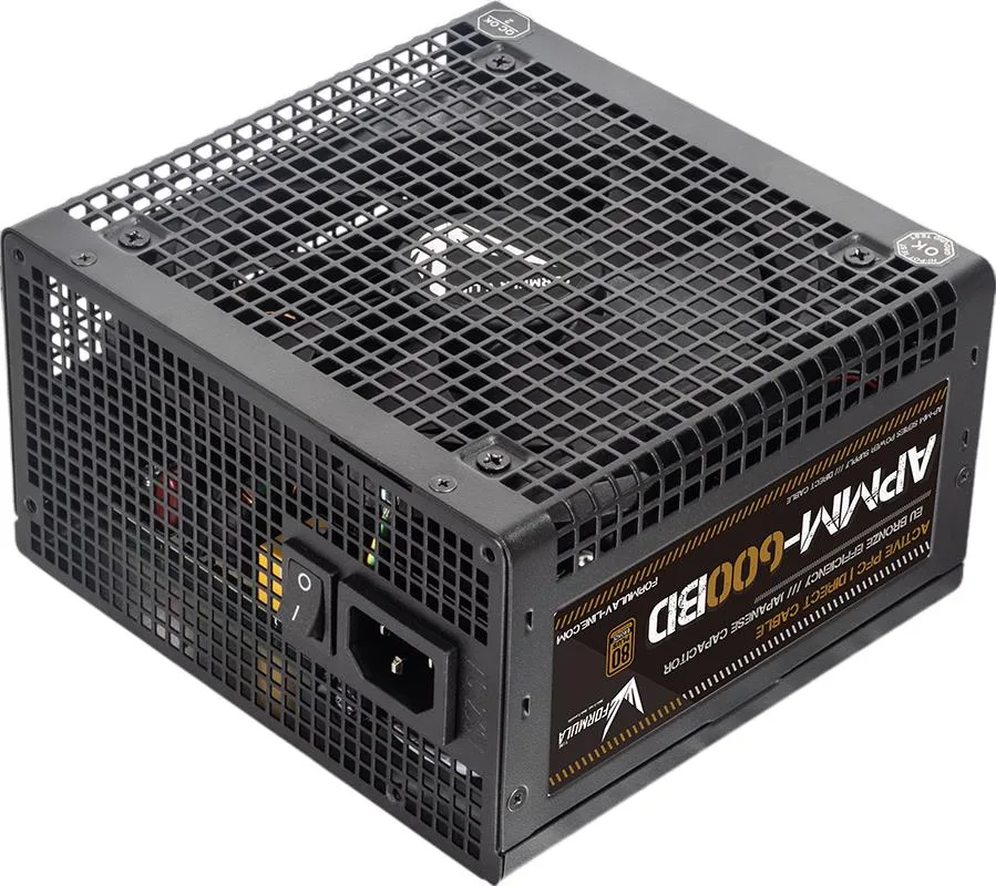 FUENTE FORMULA V LINE APMM-600BD 600W 80 PLUS BRONZE