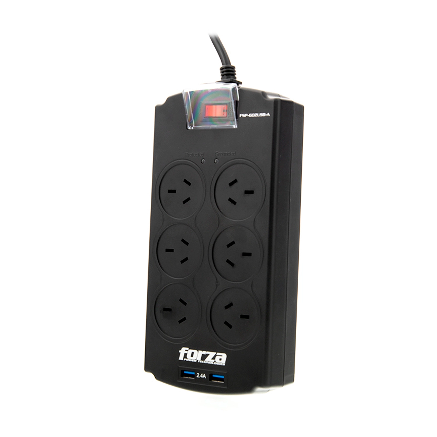 PROTECTOR TENSIÓN FSP FORZA 2200W 6 TOMAS