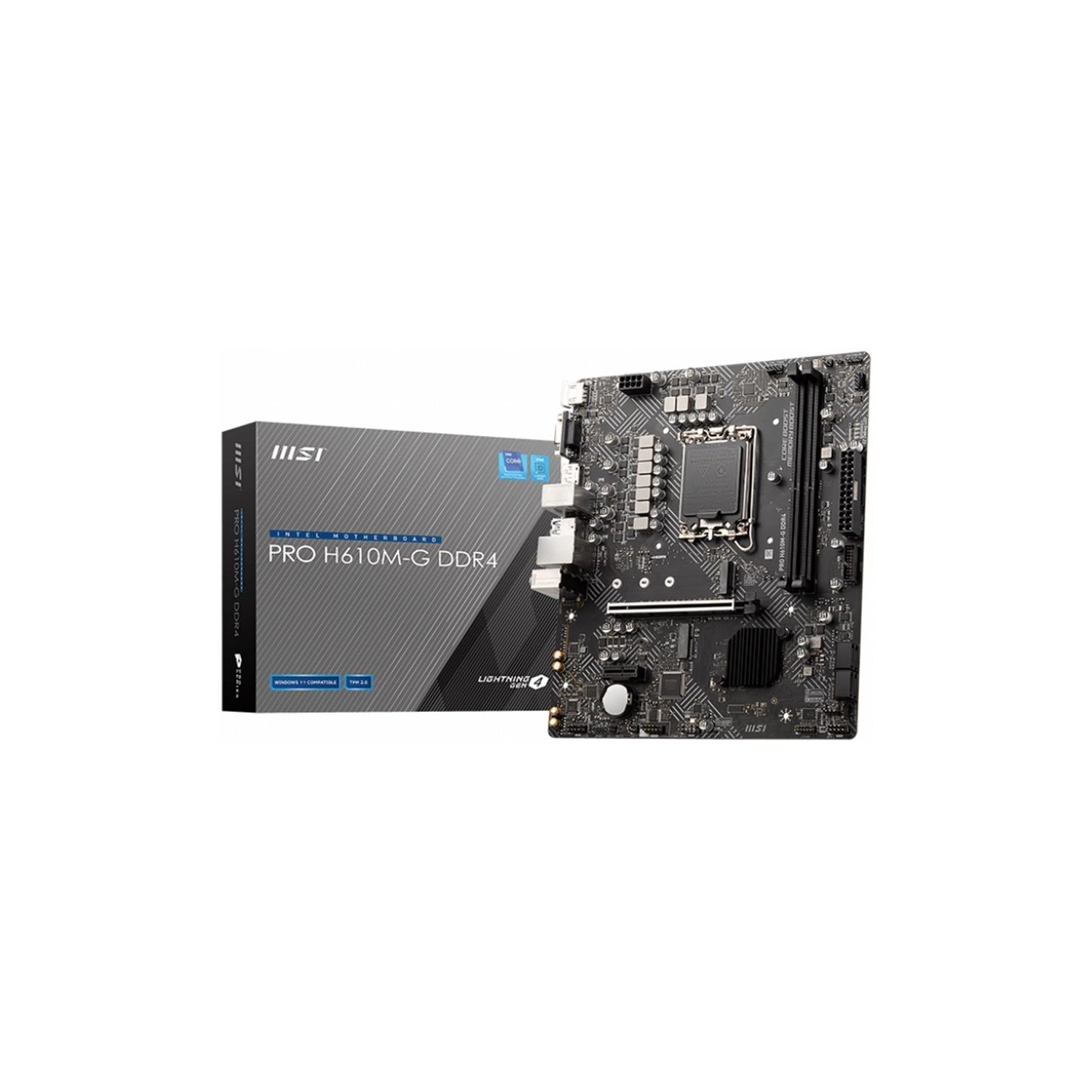 MOTHERBOARD MSI PRO H610M-G LGA1700 DDR4
