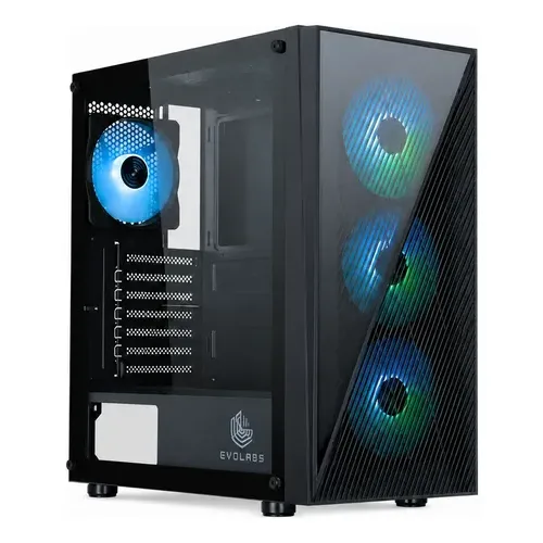 GABINETE EVOLABS DUALITY EVO-205A X4 FAN