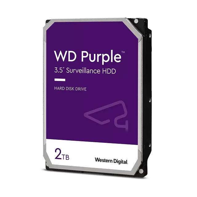 HD WESTERN DIGITAL INTERNO 2TB SATA III PURPLE SURVEILLANCE 256MB