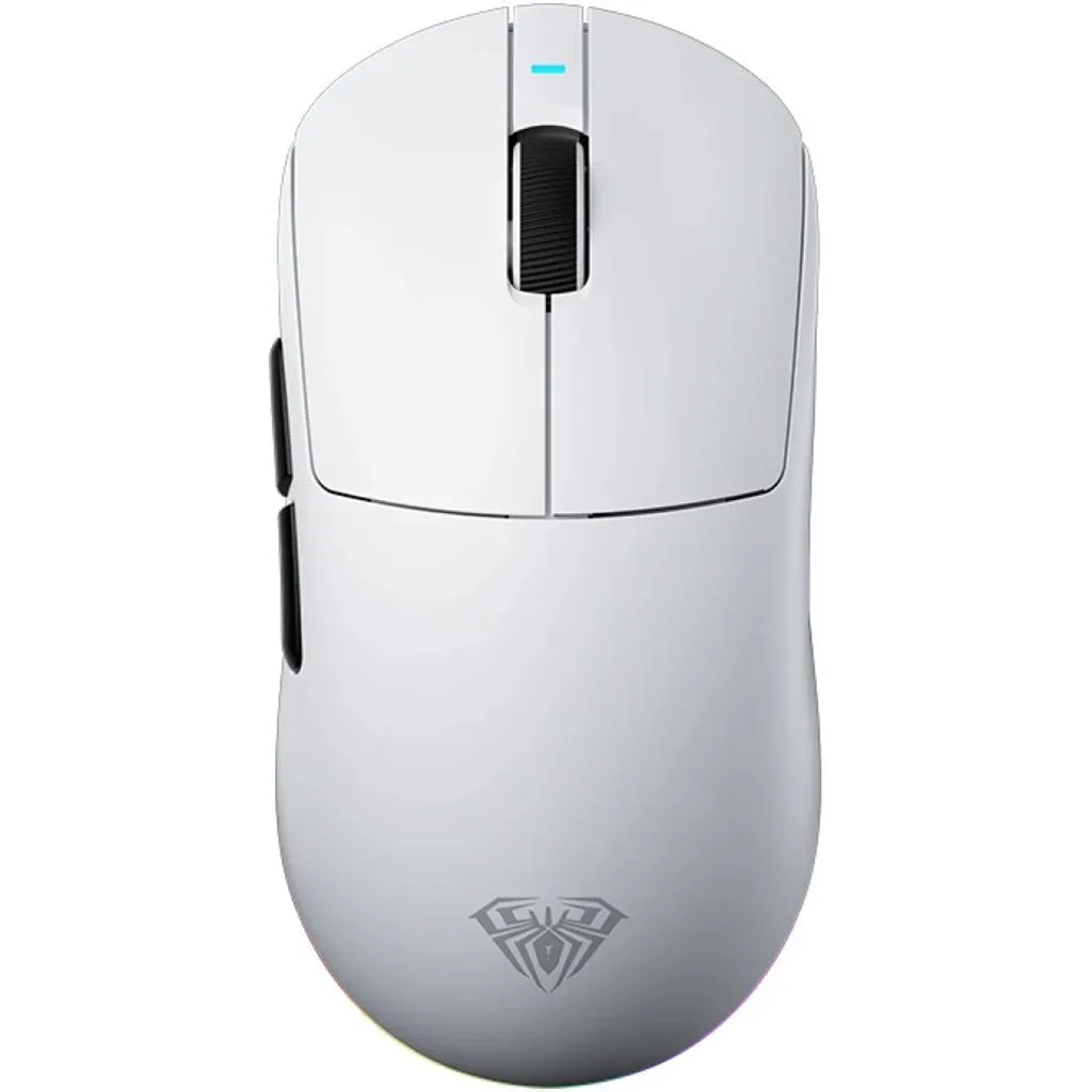 MOUSE AULA SC380 PRO WHITE / BLANCO 12.000 DPI WIRELESS