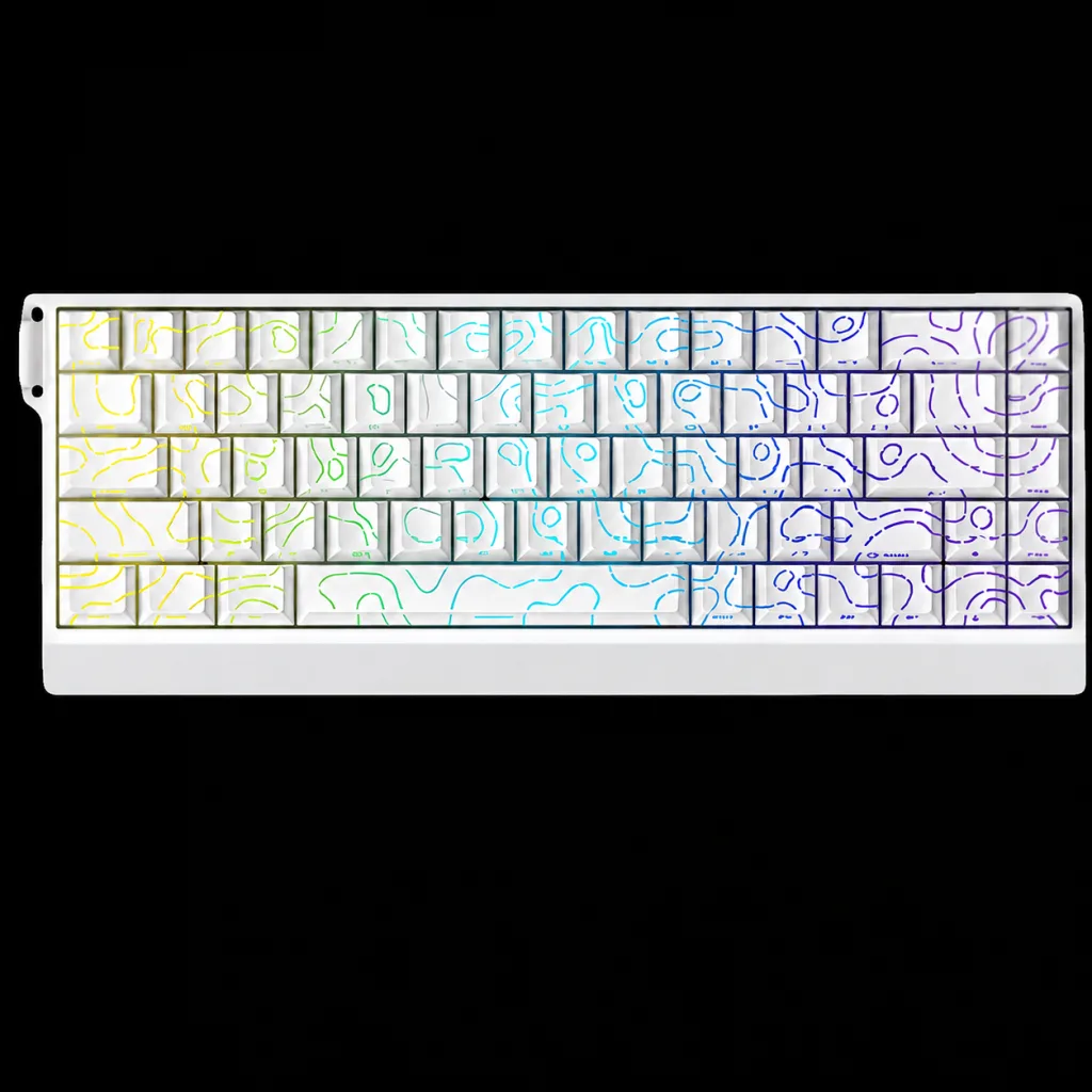 TECLADO MAGNETICO IROK MARS68 PRO WHITE
