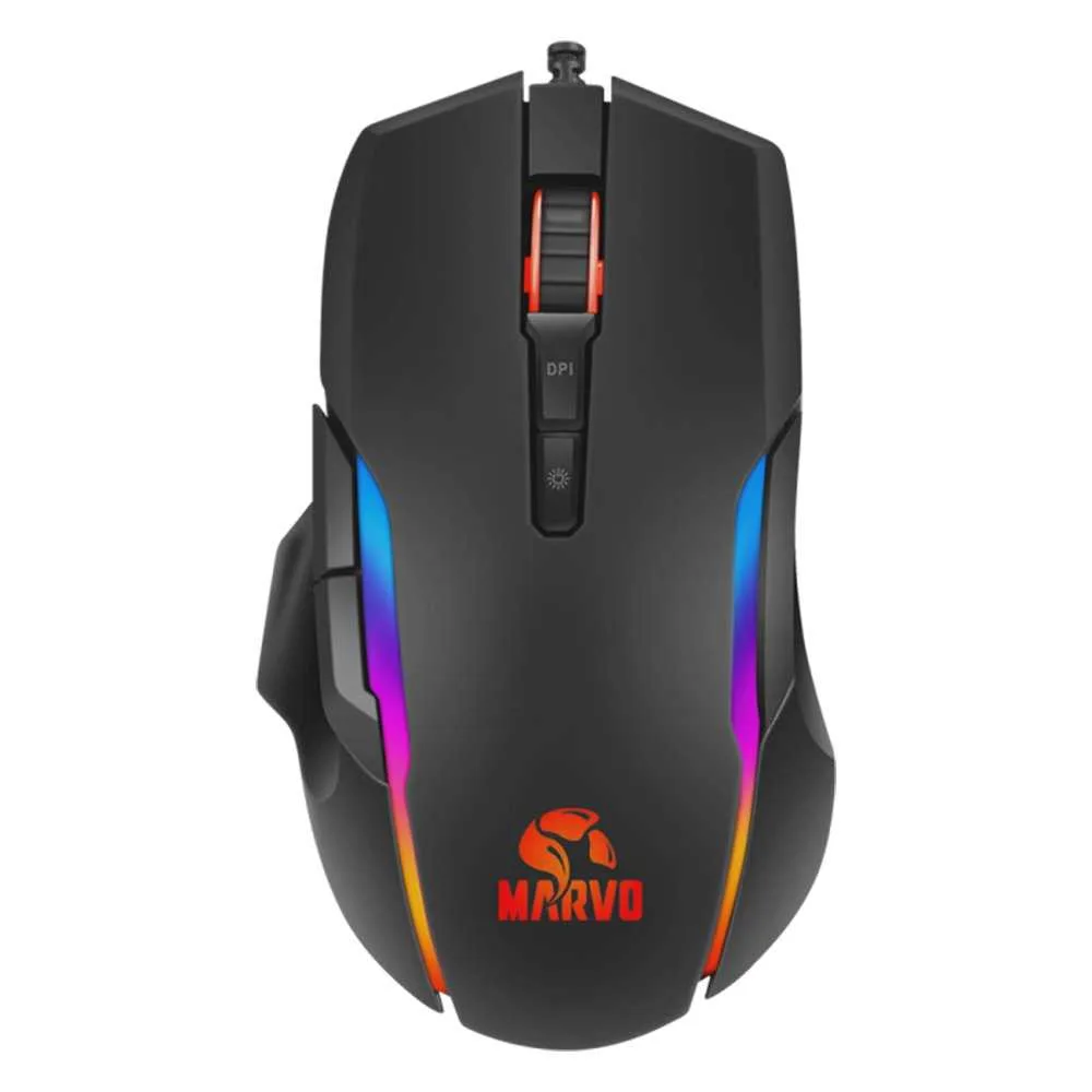 MOUSE GAMING MARVO G945 10000 DPI OPTICO