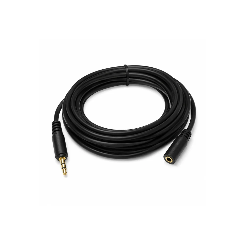 CABLE DE AUDIO 3.5MM A 3.5MM 3M (JACK A HEMBRA)