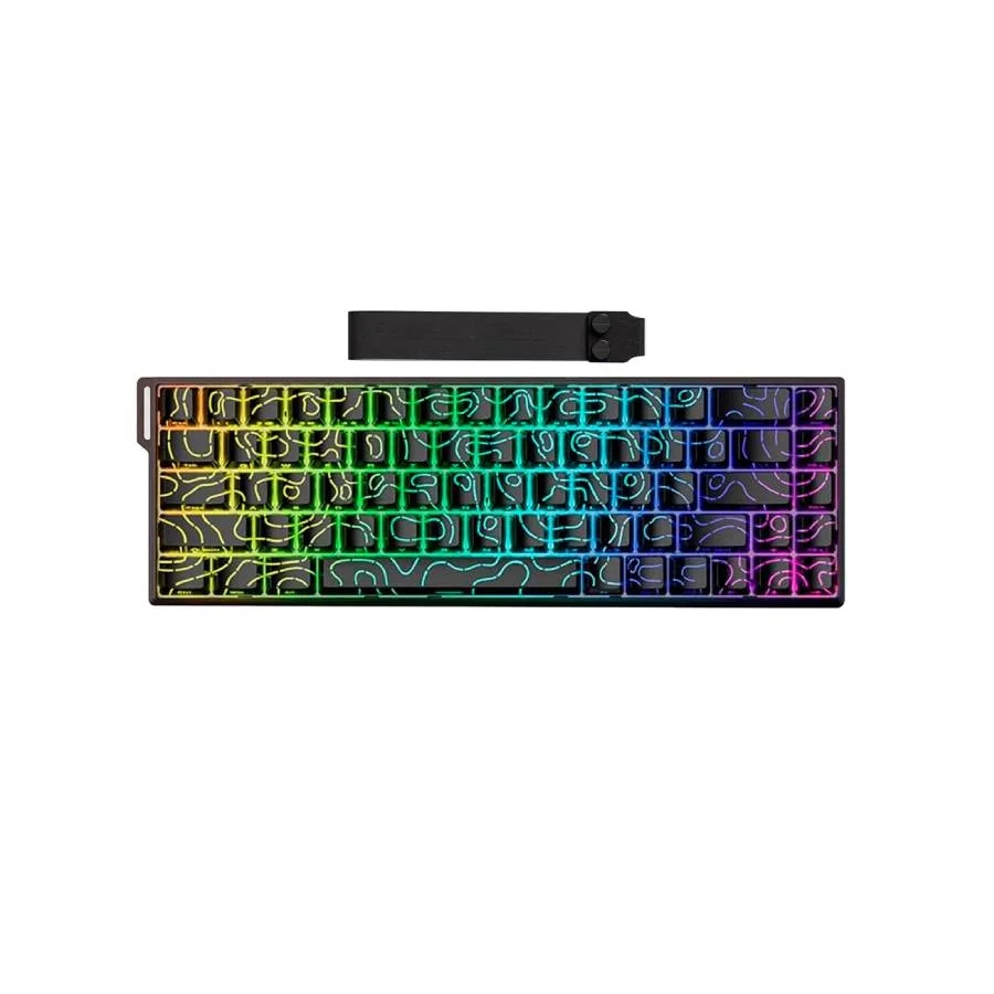 TECLADO MAGNÉTICO HE MER68 MAX 65% BLACK