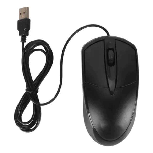 MOUSE GENERICO NEGRO USB