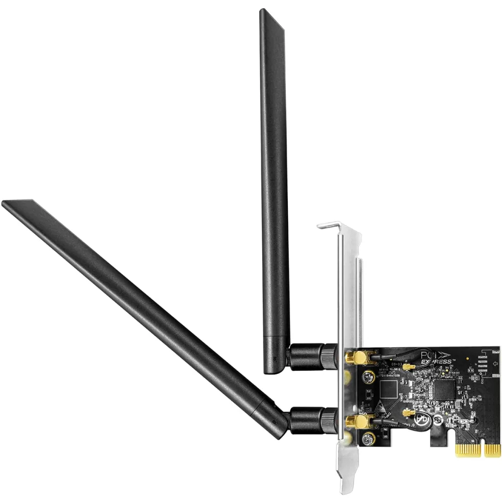 ADAPTADOR WI-FI CUDY WE1300 PCI-E AC1300 DOBLE BANDA 867MBPS 5GHZ + 400MBPS