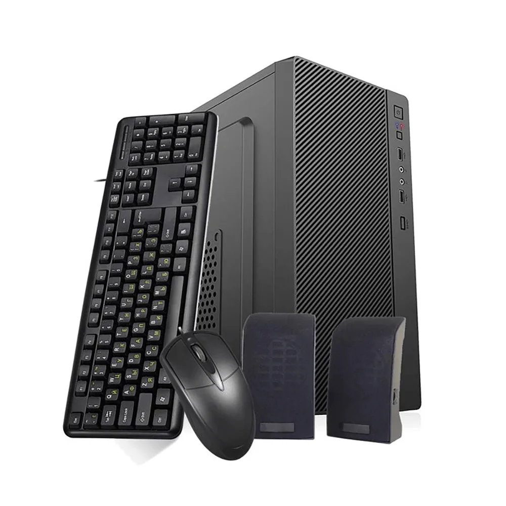 GABINETE ATX KIT JALATEC BAREBONE JT-K709 TECLADO / MOUSE / PARLANTES / FUENTE 500W