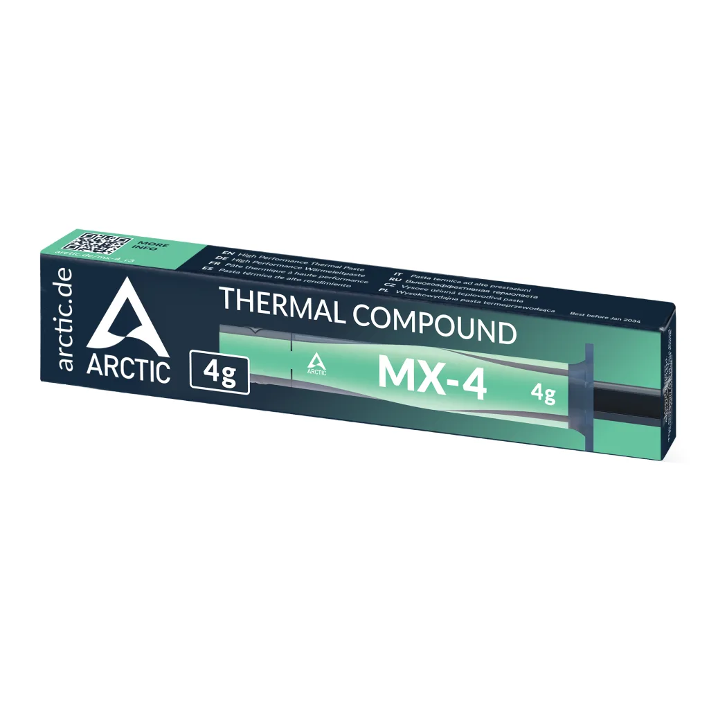 PASTA TÉRMICA ARCTIC MX-4 4GRS COMPUESTO TÉRMICO DE ALTO RENDIMIENTO