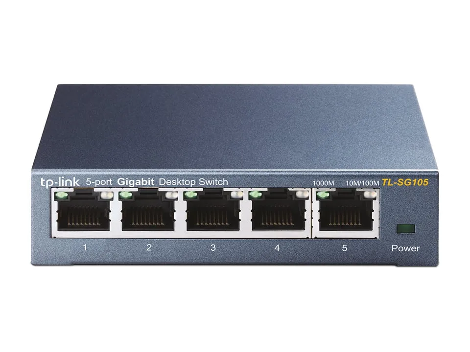 TL-SG105 SWITCH 5P TPLINK GIGABIT ACERO