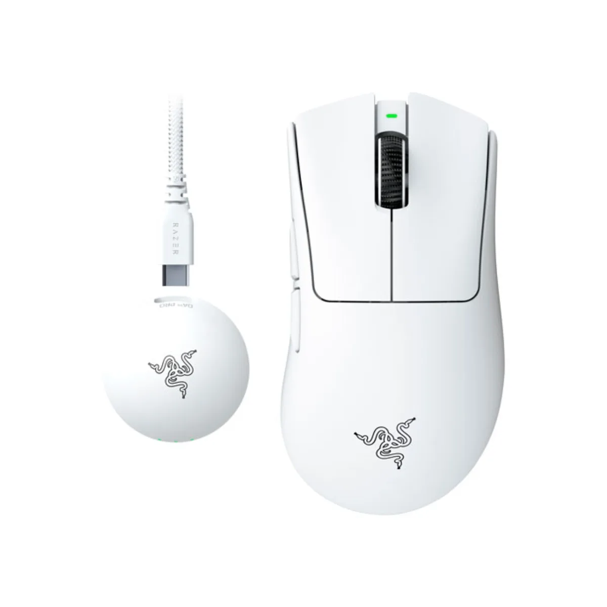 MOUSE RAZER DEATHADDER V4 PRO WIRELESS ESPORTS WHITE EDITION (4767)