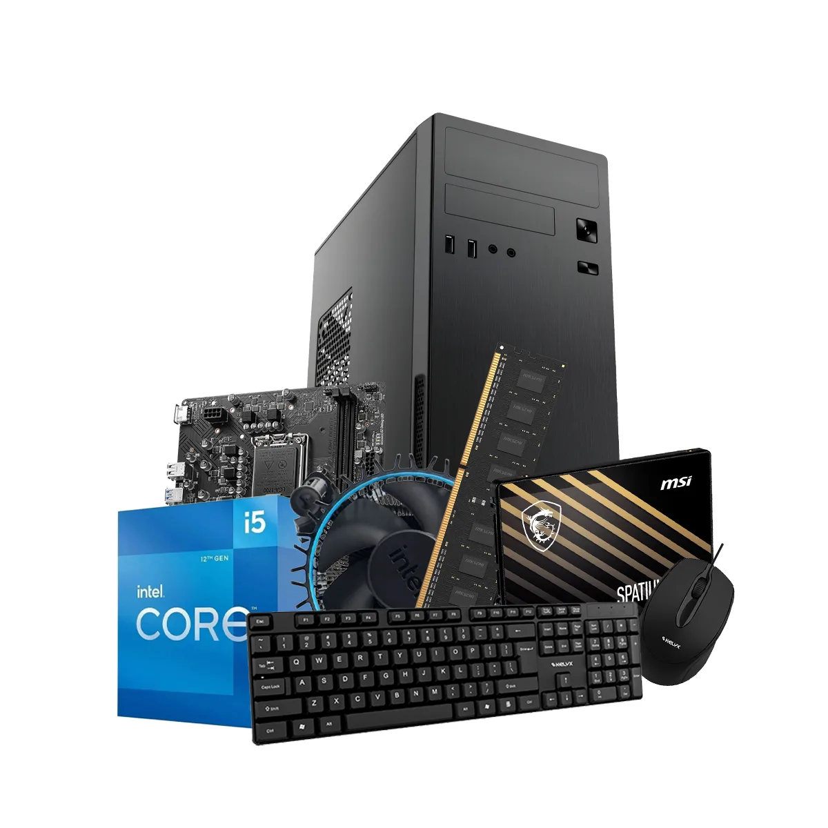 PC KELYX INTEL CORE I5-12400 16G SSD 480GB (MSI)