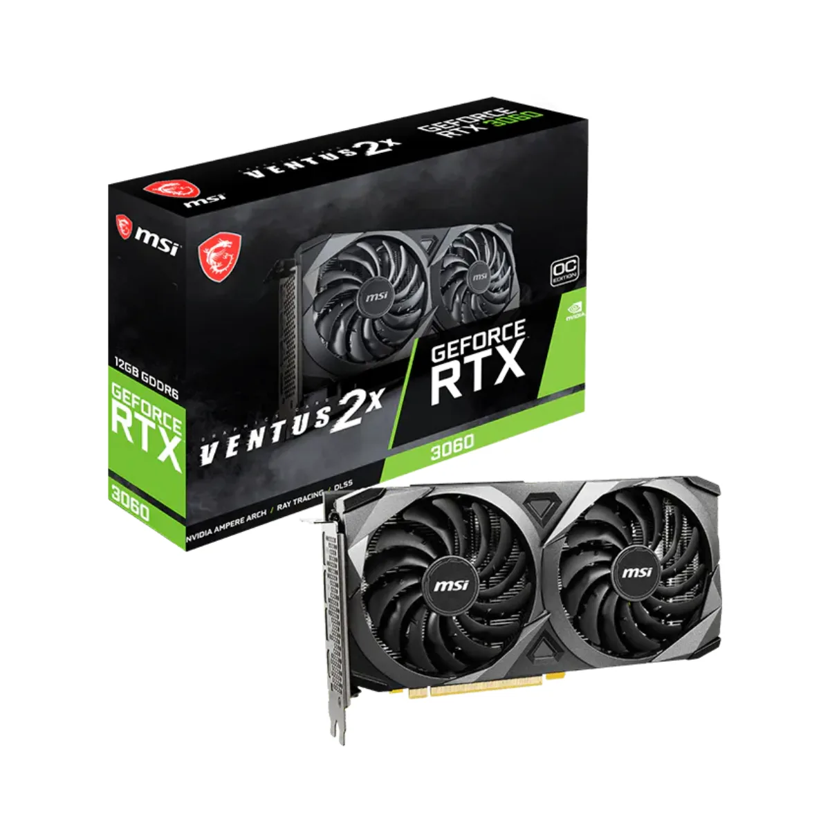 VGA MSI GEFORCE RTX 3060 VENTUS 2X 12G OC V1 (7506)