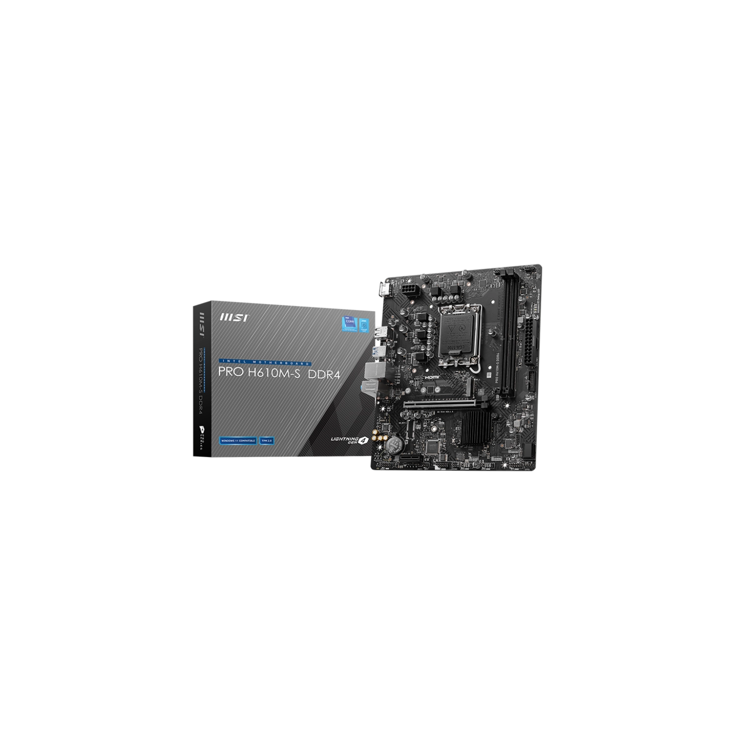 MOTHERBOARD MSI PRO H610M-S LGA1700 DDR4