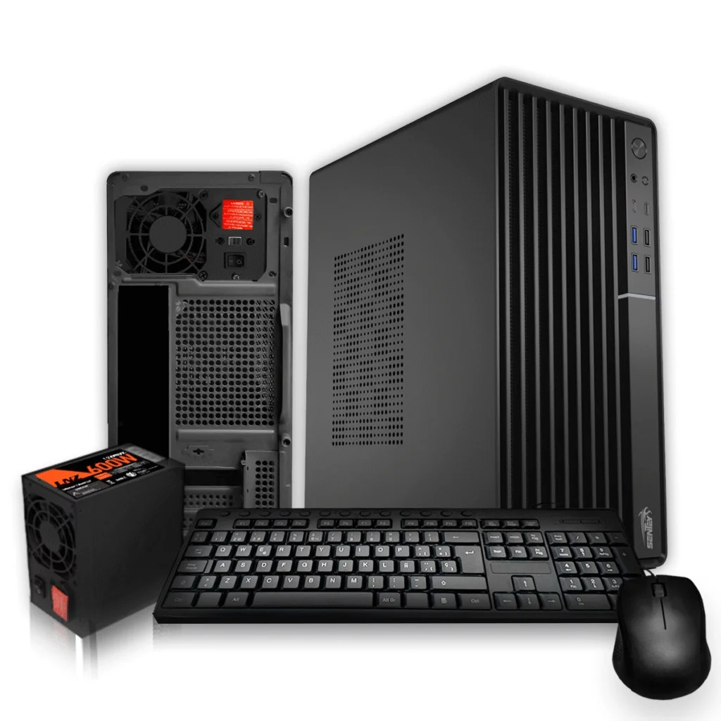 GABINETE SENTEY TM-50 KIT CON FUENTE TECLADO Y MOUSE TM50