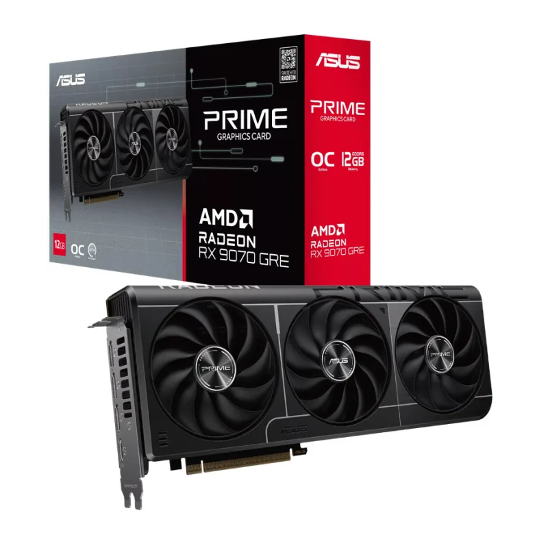 PLACA DE VIDEO ASUS PRIME RX 9070GRE O12GB