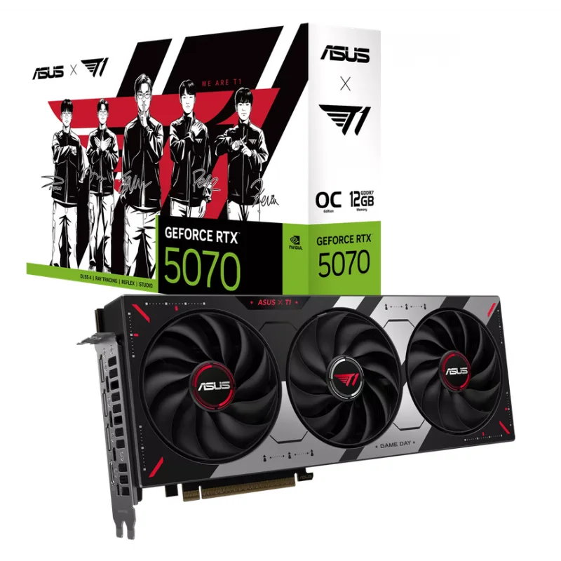 PLACA DE VIDEO ASUS T1 RTX 5070 12GB GAMING