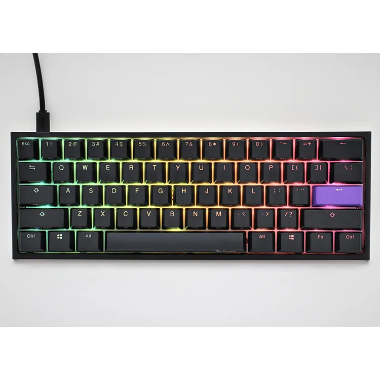 TECLADO GAMER DUCKY ONE 2 MINI RGB KAILH BOX RED SWICHT DOUBLE-SHOT PBT MECANICO