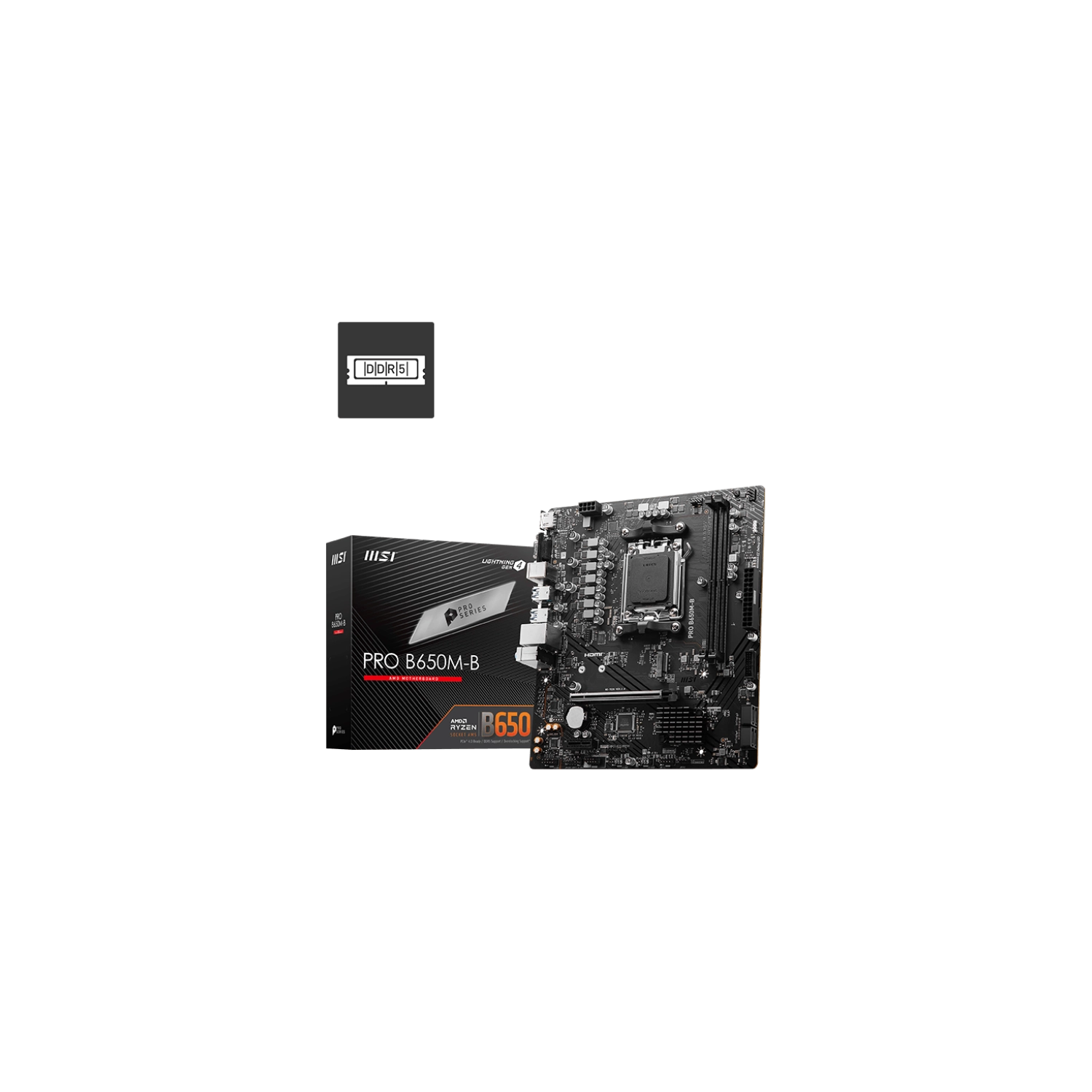 MOTHERBOARD MSI PRO B650M-B AM5 DDR5