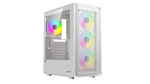 GABINETE SENTEY M40 WHITE MESH + 4 COOLERS A-RGB.