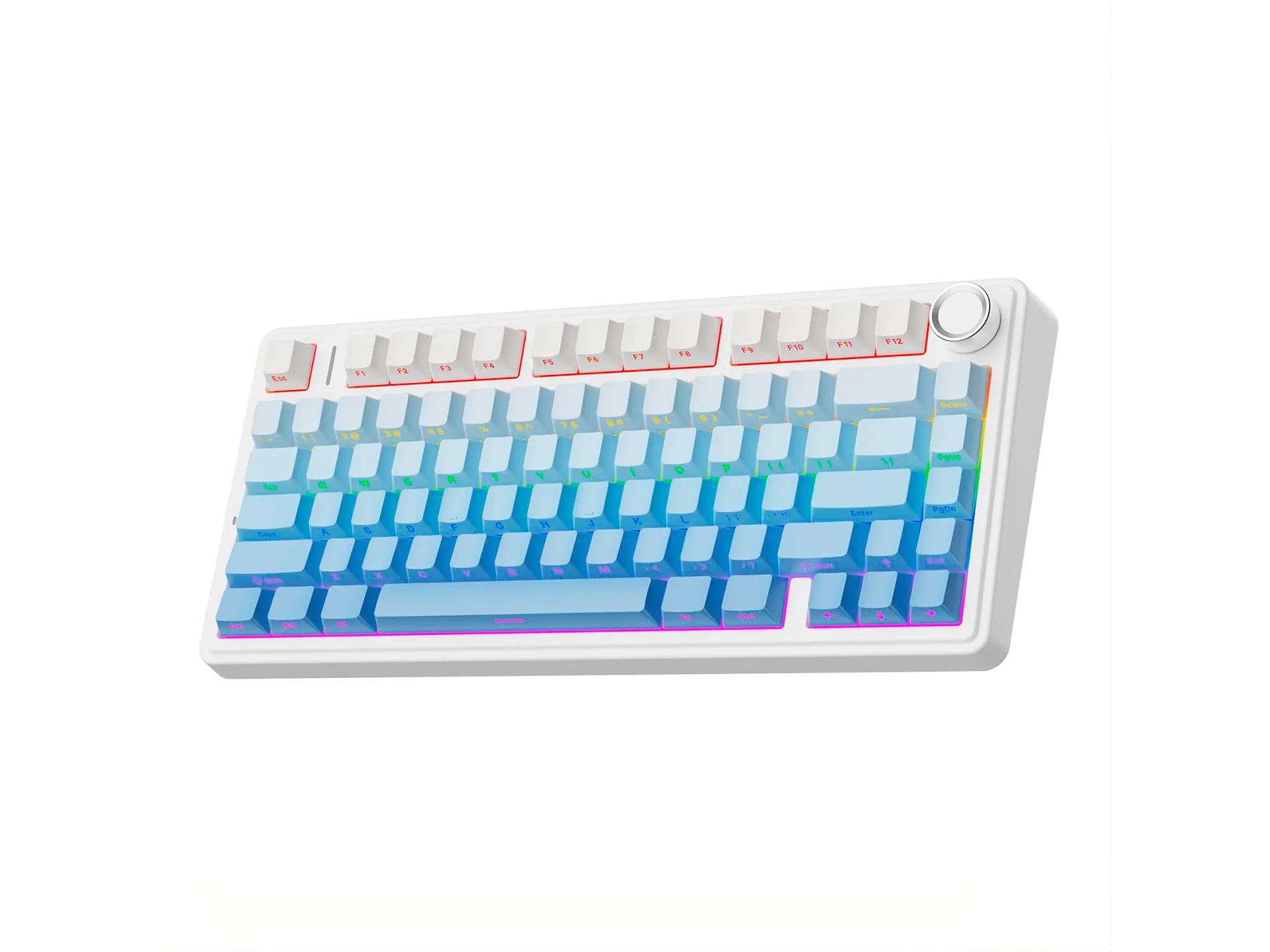 TECLADO AULA F75 BLUE DEGRADÉ WIRELESS 75% RGB SW REAPER
