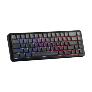 TECLADO AULA F65 BLACK DEGRADE WIRELESS 65% RGB GREYWOOD
