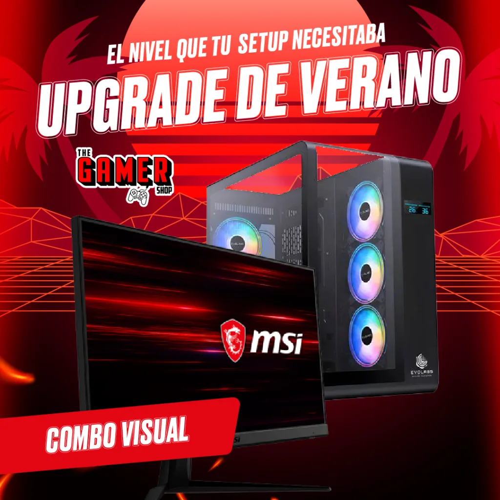 COMBO VISUAL MONITOR MSI IPS 144HZ + GABINETE EVOLABS SYNERGY EVO-400AB COMBO VISUAL MONITOR MSI IPS 144HZ + GABINETE EVOLABS SYNERGY EVO-400AB
