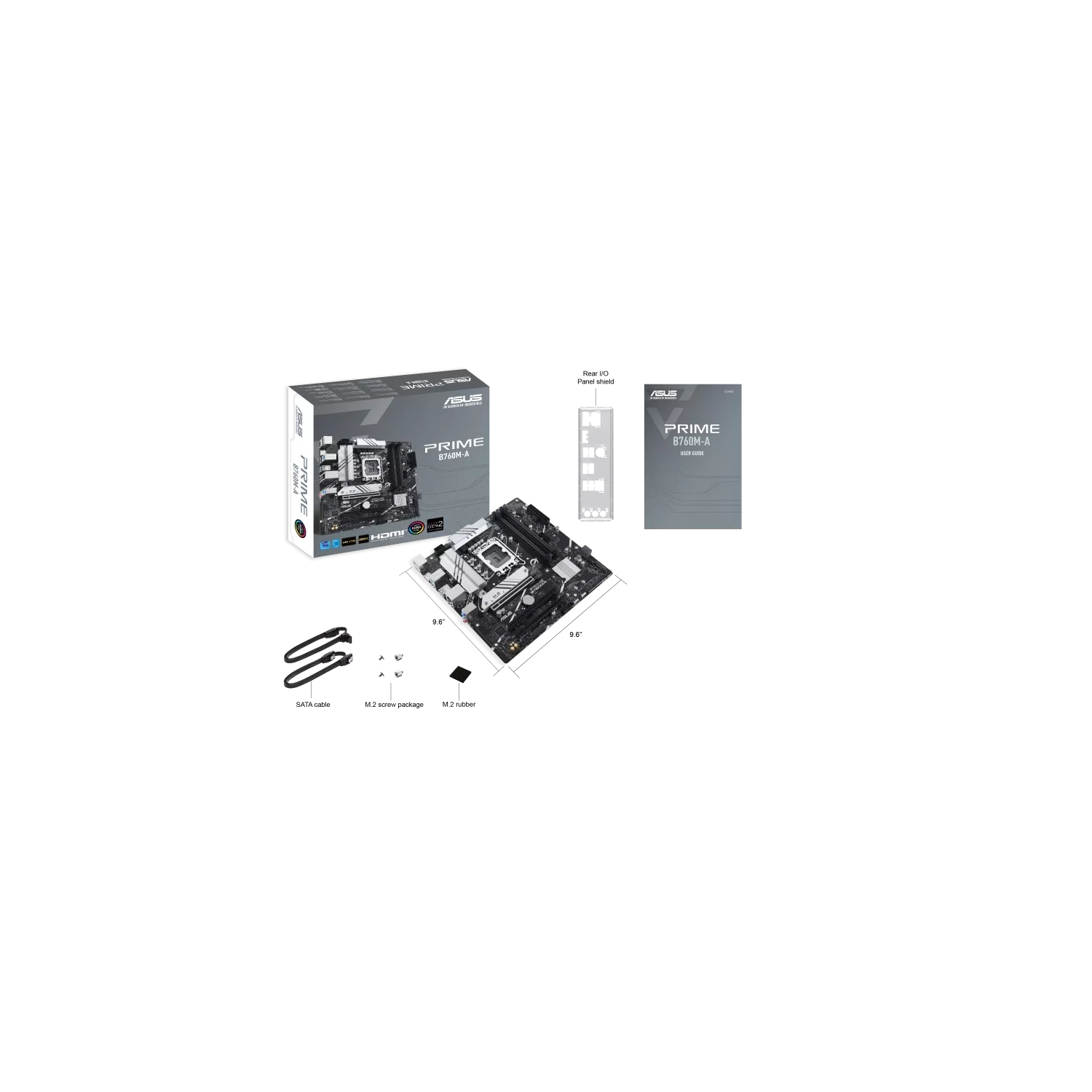 MOTHERBOARD ASUS PRIME B760M-A-CSM LGA 1700 DDR5