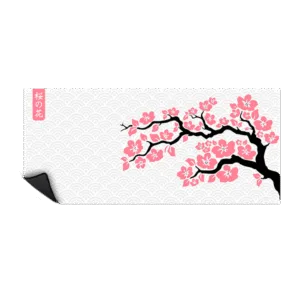 MOUSEPAD SAKURA TREE WHITE 90X40 MPTGS